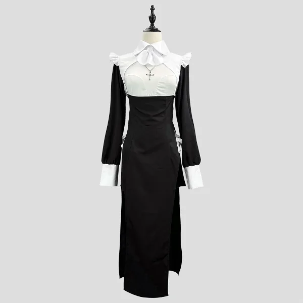 "Gothic Abbey" Sister Nun Maid Dress Anime Cosplay Costume Full Set