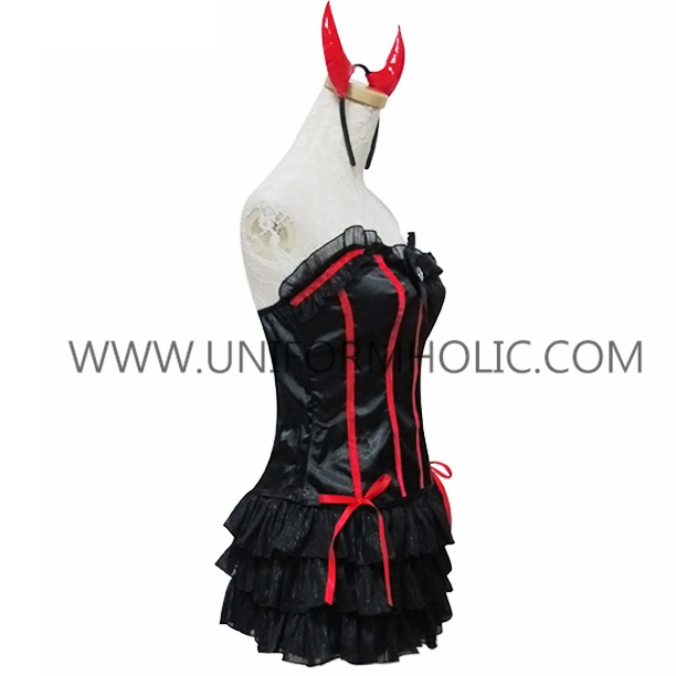 Black Halloween Stage Costume