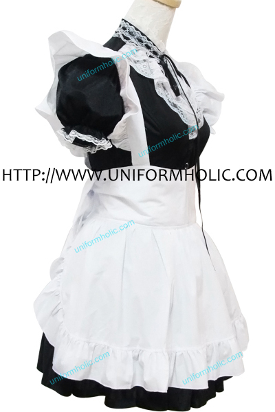 Gorgeous Classic Black White Maid Dress