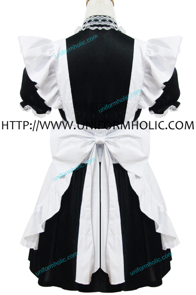 Gorgeous Classic Black White Maid Dress