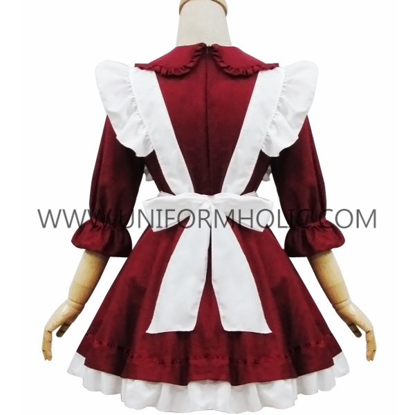 Hot Red Japanese Stage Costume