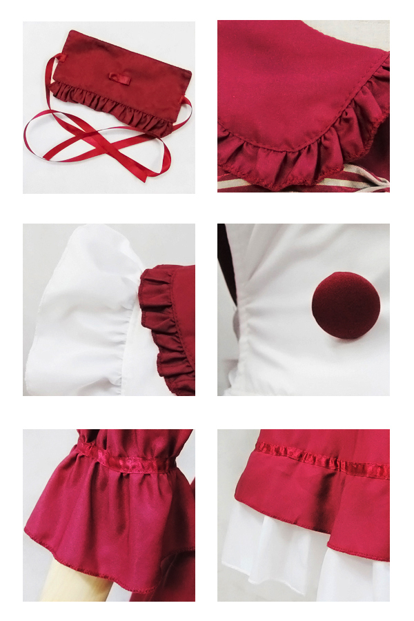 Hot Red Japanese Stage Costume