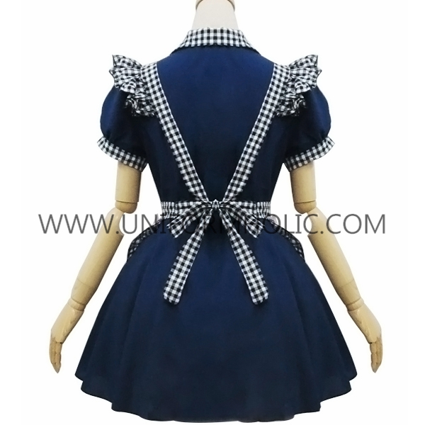 Japanese Plaid Waitress Dress