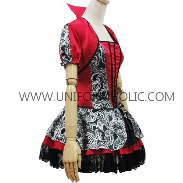 Red Queen Lace Cosplay Costume