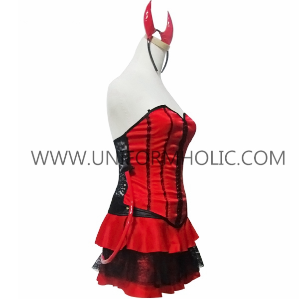 Red Sexy Halloween Stage Costume