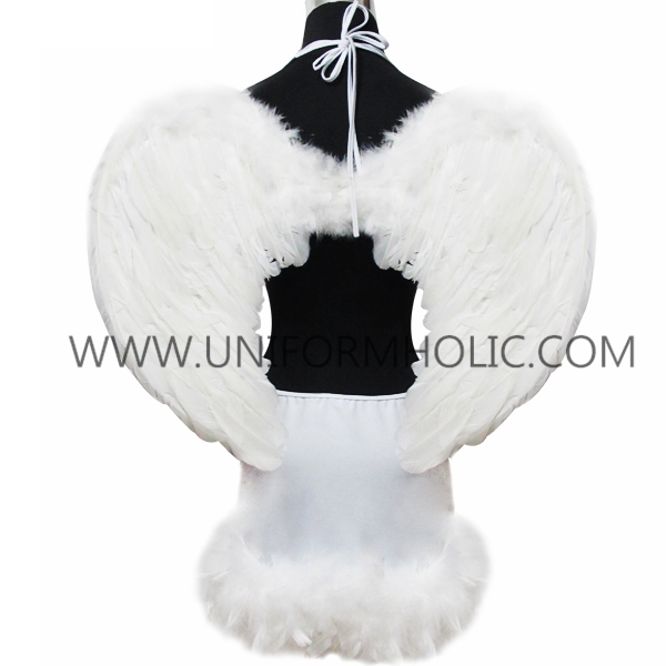 White Angel Stage Costume With Wing