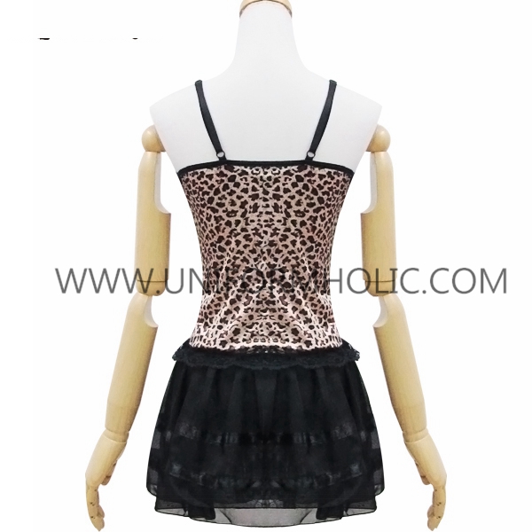 Yellow Leopard Print Dress