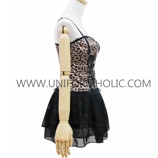 Yellow Leopard Print Dress