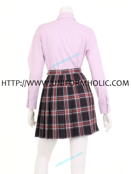 Lavender Long Sleeves School Girl Shirt