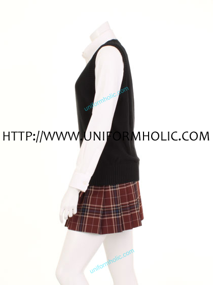 Black Japanese School Vest
