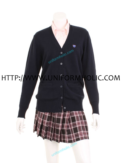 Black School Girl Sweater