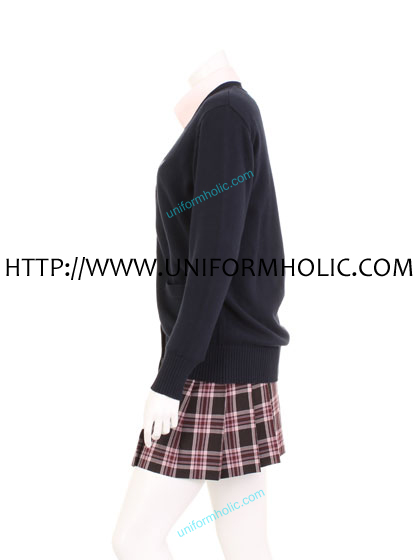 Black School Girl Sweater