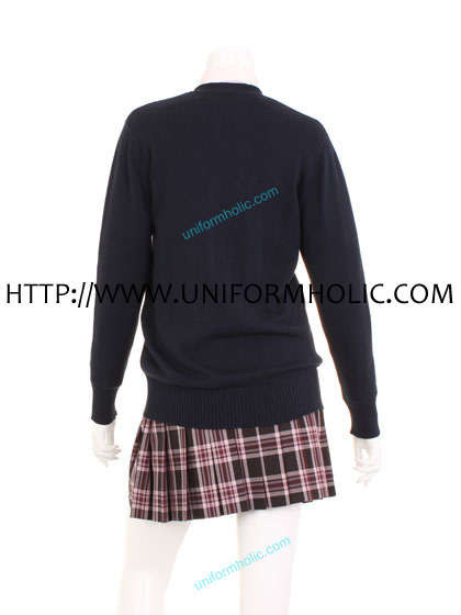 Black School Girl Sweater