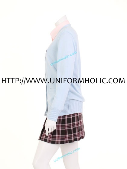 Blue School Girl Sweater