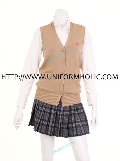Brown School Girl Vest