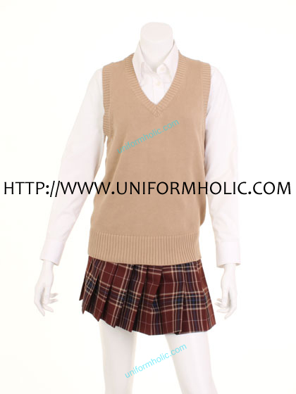 Camel School Girl Vest