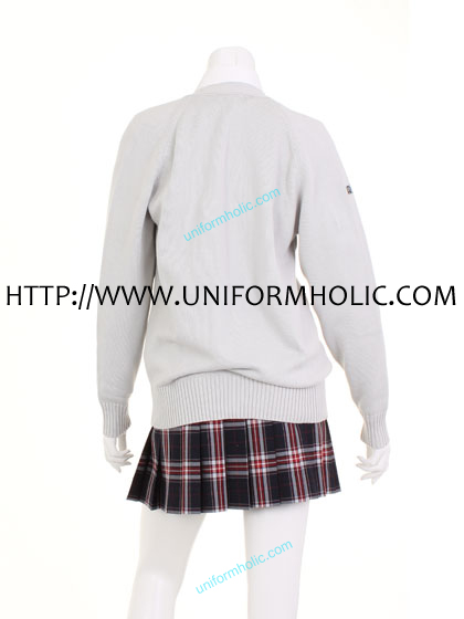 Gray School Girl Sweater