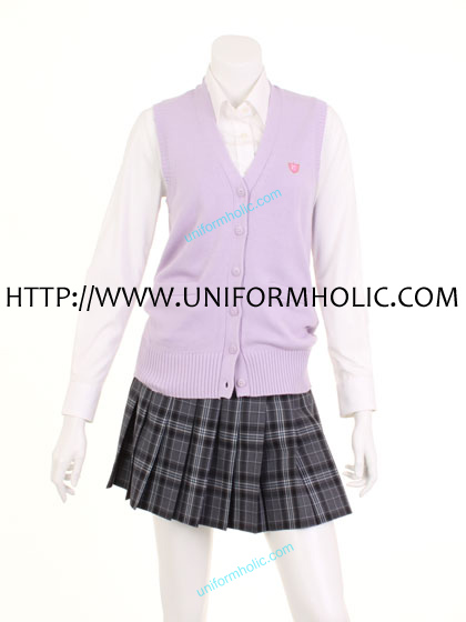 Lavender School Girl Vest
