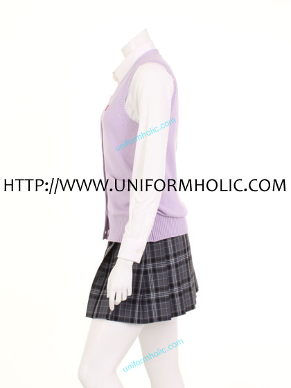 Lavender School Girl Vest