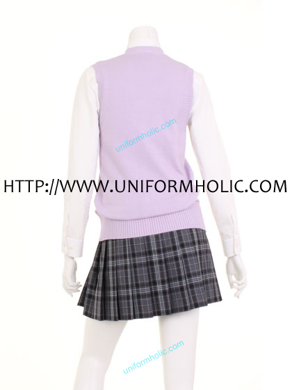 Lavender School Girl Vest