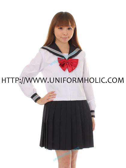 Long Sleeves Girl Sailor Costumes