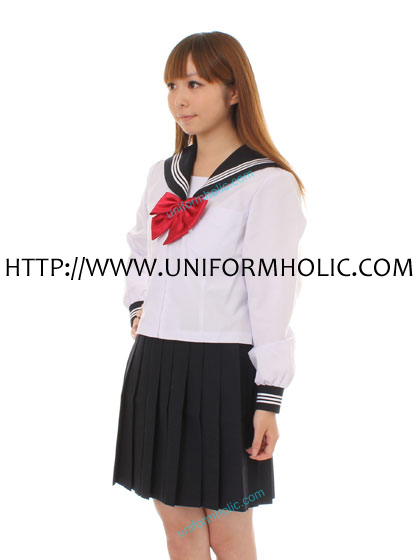 Long Sleeves Girl Sailor Costumes