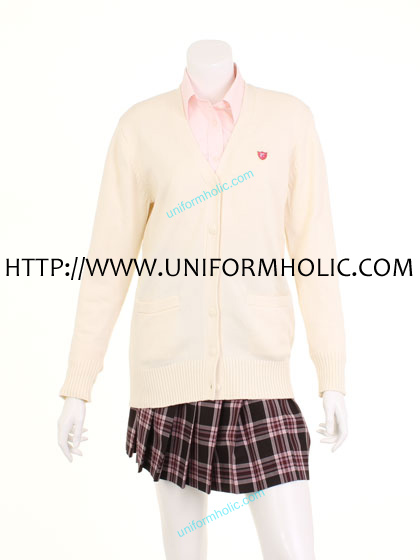 Pink Japanese School Sweater
