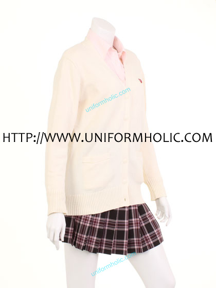 Pink Japanese School Sweater