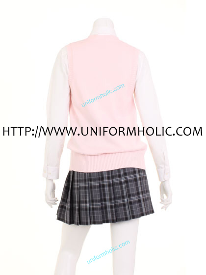 Pink Japanese School Vest