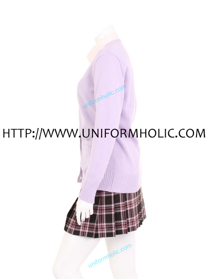 Purple School Girl Sweater