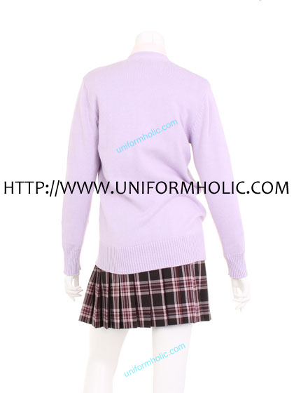 Purple School Girl Sweater