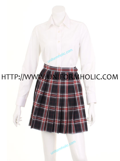 White Long Sleeves School Girl Shirt